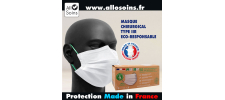 MASQUE CHIRURGICAL COMPOSTABLE TYPE IIR