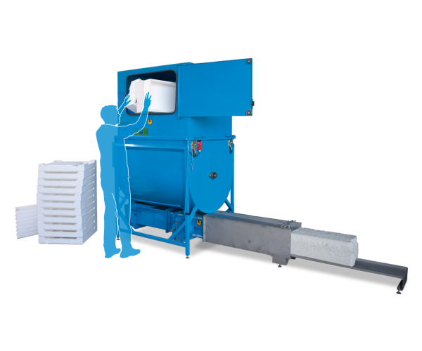  EPS : Compacteur de Polystyrène Expansé (PSE)