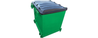 SB51 – Benne à fond ouvrant avec couvercle